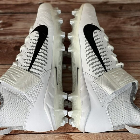 Nike Alpha Menace Pro 2 WIDE Mid Cleats BV3951-100 Size 12.5 White -New No Box main image 6